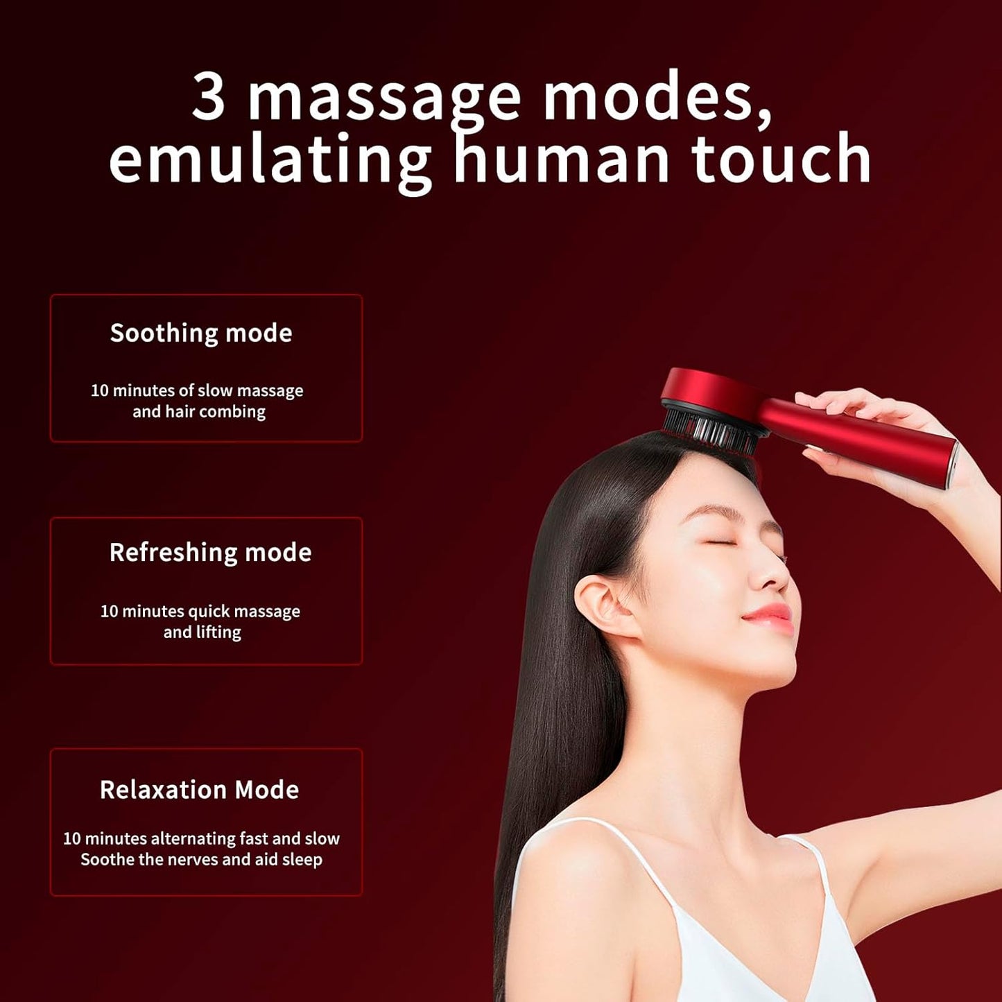 Electric Handheld Scalp Massager Brush